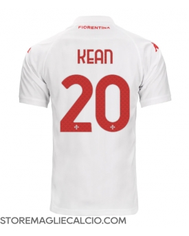 Fiorentina Moise Kean #20 Maglia Gara Trasferta Repliche 2024-25 Maniche Corte